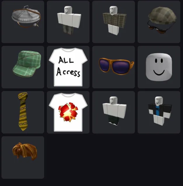 Account with limited item for 600 rb 2015 year 10 paid accessories, Sale, Voice chat: Yes