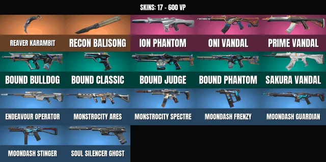 Silver 1 ✨ 17 agents 🏆 2 knives✨Butterfly knife "Recon"✨Karambit "Reaper"✨Vandal Oni✨Vandal "Prime"✨Ion, Sale, Silver 1, Agents: 17, Skins: 17