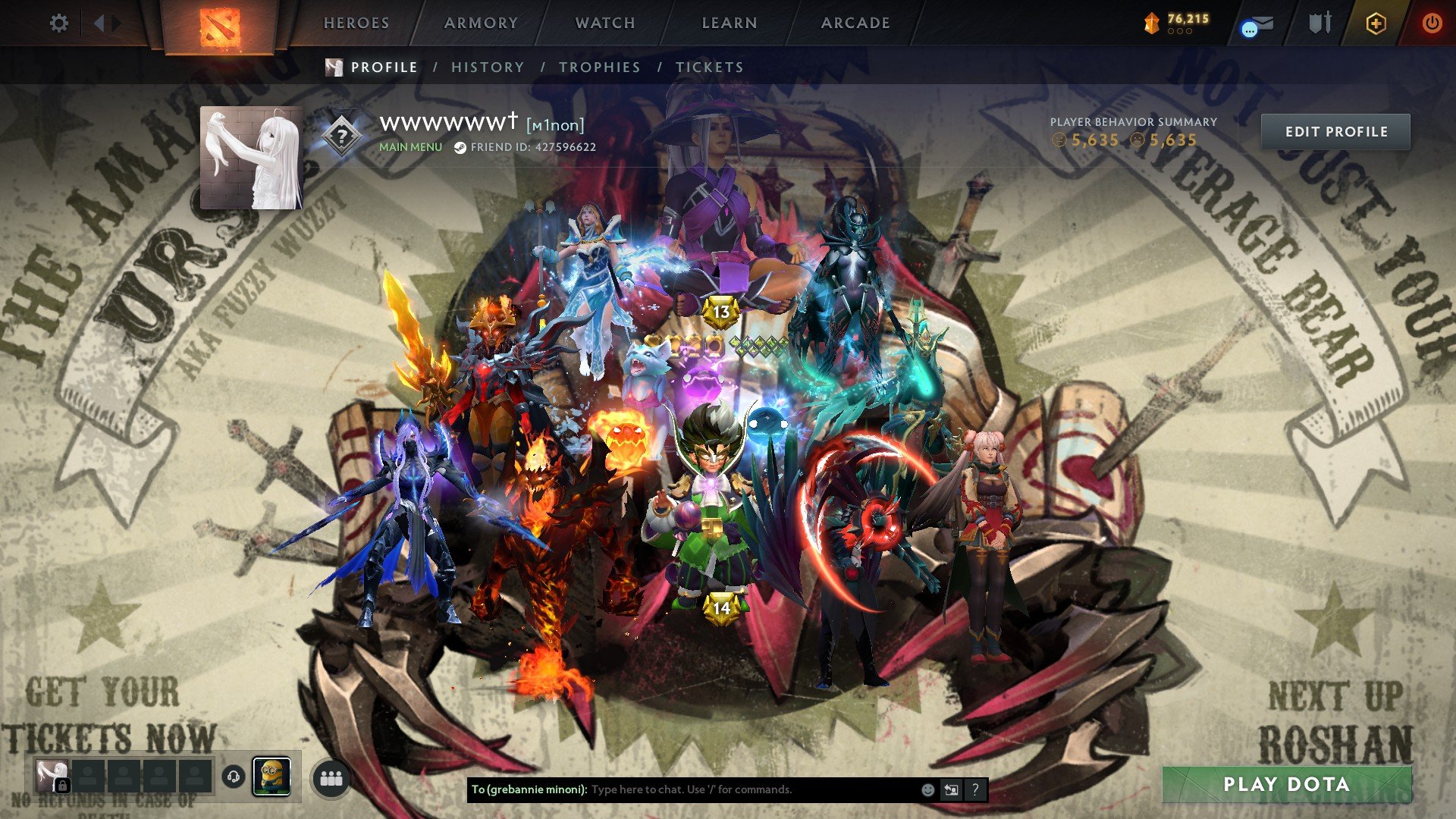 💜 Personal account 💜 Main account 💜 2600 MMR 💜 Level 54 💜 Full access details included, Sale, 2600 MMR, 5635 Behavior score, 5635 вежливости, 1986 games, 1889 hours