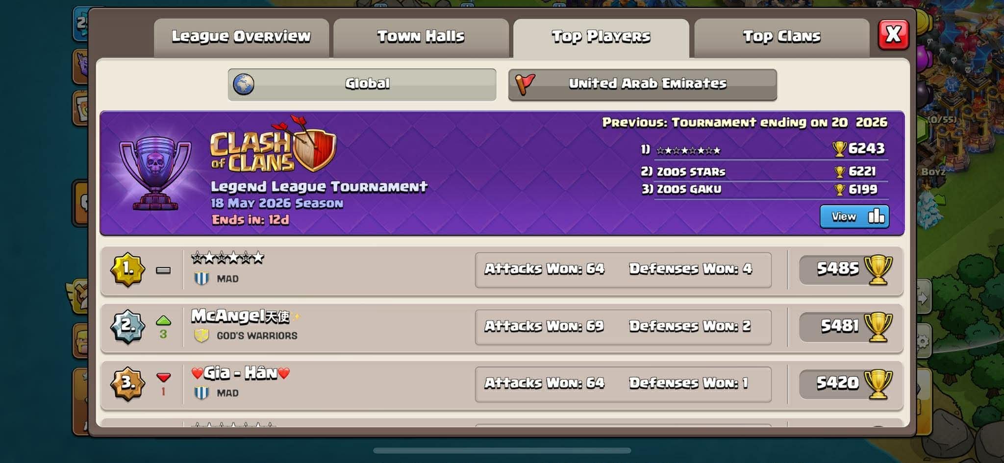 Uae 🇦🇪 local⚡5 hero max⚡60% discount store 💚 Decent equipment near max 10 Nc 1k, 18 TH Main Village, 10 TH Builder