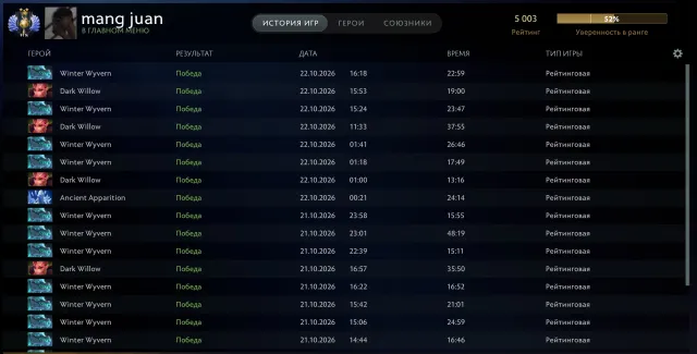 🥀🟢5003 MMR🟢RAPIRA III🟢LEVELLED NOT BY BOT🟢2760 MATCHES🟢12000 HONOR🟢MAIN PULL🟢ARCANA PHANTOM ASSASSIN, ITEMS🟢🥀, Sale, 5003 MMR, 12000 honor, 12000 politeness, 2760 matches, 2482 hours