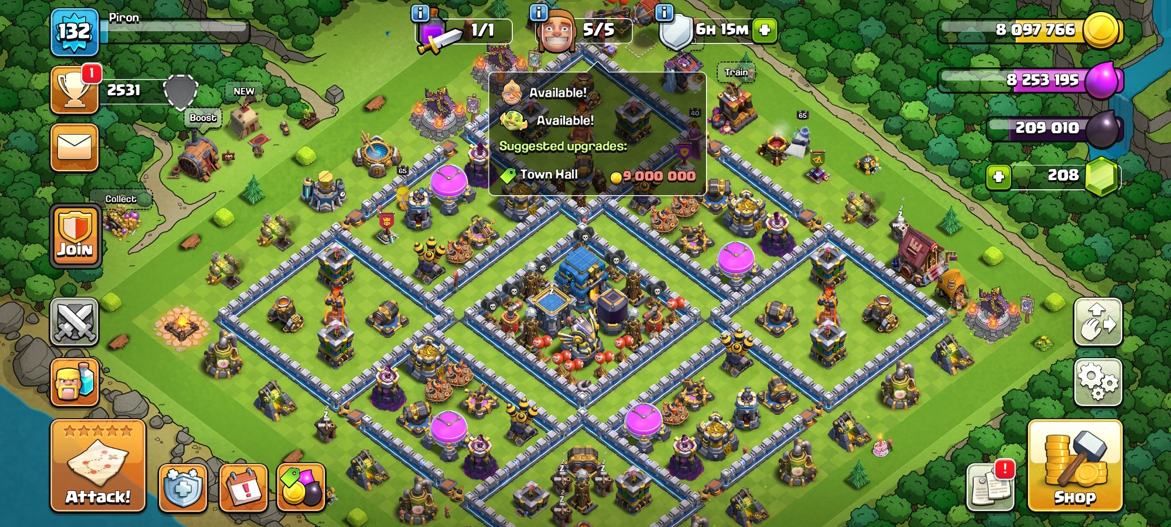 🏰 Clash of Clans account | Town Hall 12 | Level 100% max