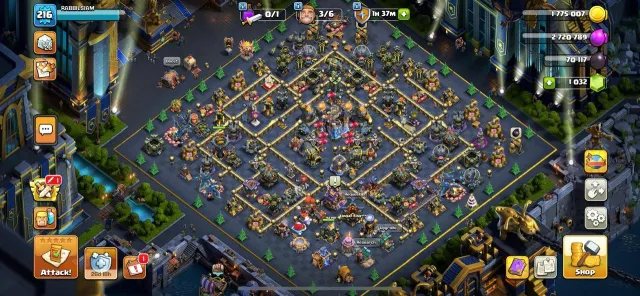 ✦ Th18 Near Max(216XP) ✦ Justice Scenary ✦ 101/101/59/79/52 ✦ 11x Best Epic ✦ Near Max Lab ✦ NC:1K, 18 TH Main Village, 10 TH Builder