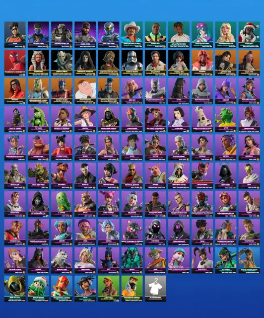 🔥 🌺COMPTE 106 skins, PARFAIT POUR COMMENCER À JOUER | custom, récolte, bâton étoilé🌺, Vente, skins 106