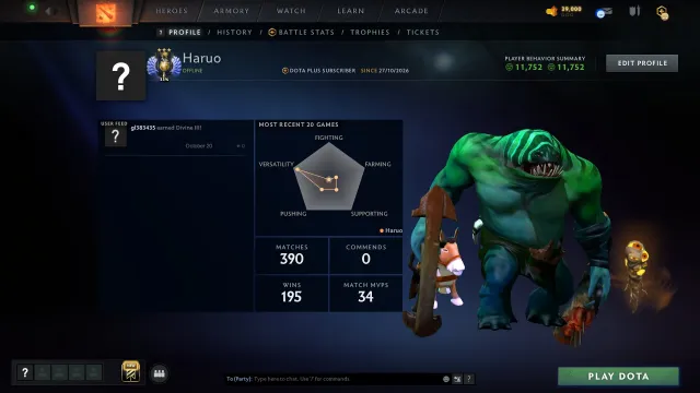 ✿ Lvl : 22 ✿ REMISE INSTANTANÉE 247 ✿ Email d'origine sans recharges ✿ 100% Garantie, Vente, 5087 MMR, 11752 intégrité, 11752 politesse, 390 matchs, 197 heures