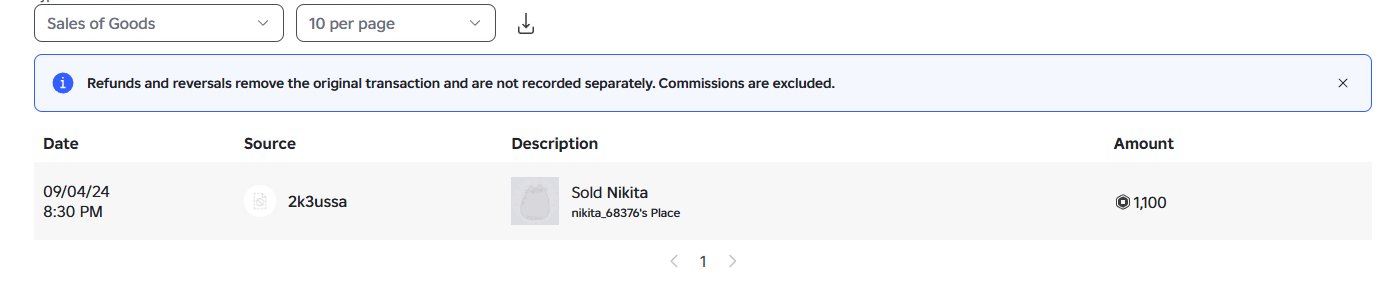 DONATE ACCOUNT BEAUTIFUL SKIN, TOTAL 1100 ROBUX, VIP IN TONGUE BATTLES nickname: nikita_68376, Sale, Voice chat: No