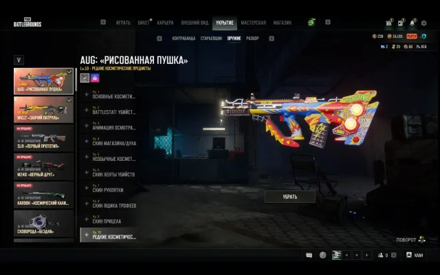 🔥[PROGRESSIVE 2]🔥AUG Burst-10lvl 🔥MK12-Bunny Patrol-9lvl🔥, Есть BATTLEGROUNDS Plus