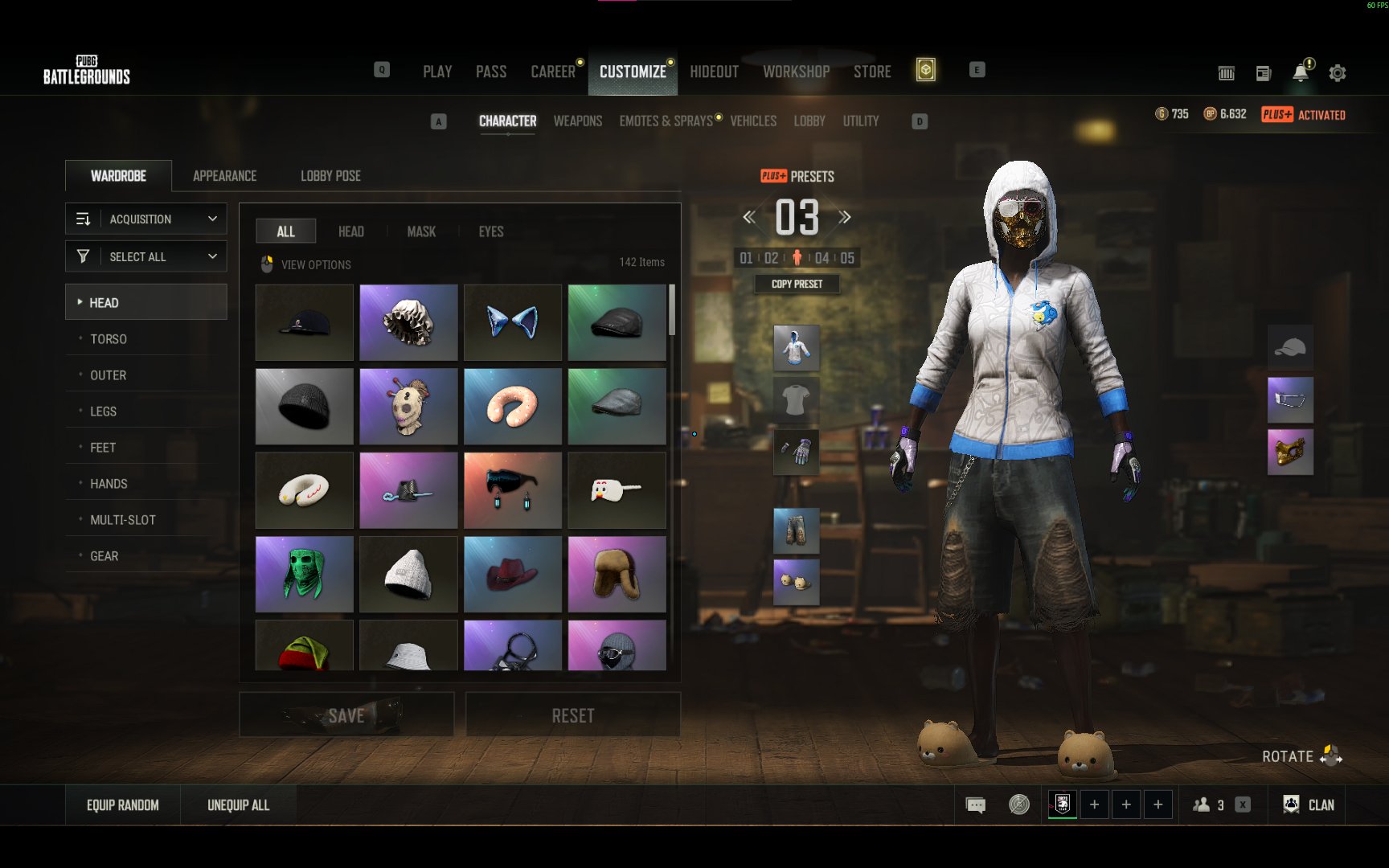 aug 10lvl, beryl 1lvl, mk12 1lvl, s1897 1lvl, 2800 hours, Yes BATTLEGROUNDS Plus