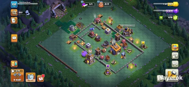 Clash of Clans account th 13 and Clash Royale account 8025, 13 TH Home Village, 8 TH Builder