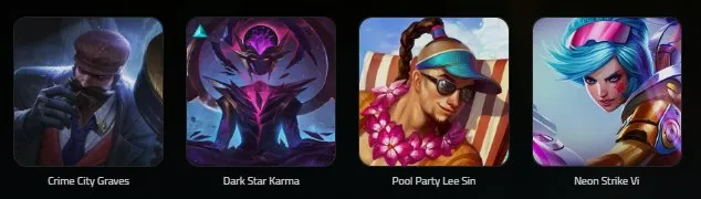 🟡┃👑 DARK STAR KARMA ┃POOL PARTY LEE SIN ┃CRIME CITY GRAVES ┃🕗 АВТОВЫДАЧА┃🤍┃✅ ПОЧТА┃, Продажа, уровень 48, чемпионы 61, скины 10, Платина