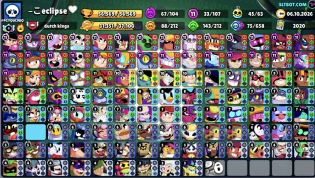 s/, 56569 trophies, 107 brawlers, 18 primes