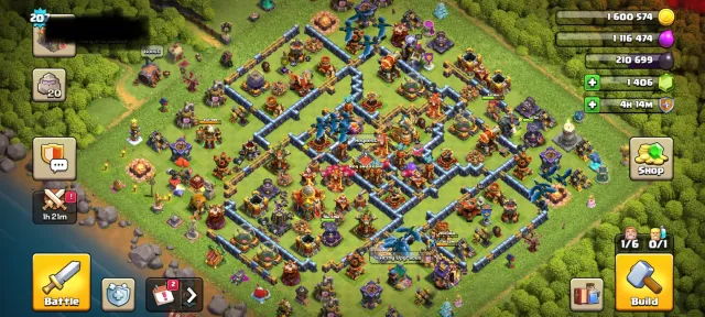 Full account access with original gmail + password, 16 TH Home Village, 9 TH Builder Base