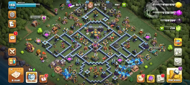🏠14 РАТУША🏠🛠️недавно перешëл🛠️🏋️ГЕРОИ:[69/70/40/50/25]🏋️, 14 TH Родной Деревни