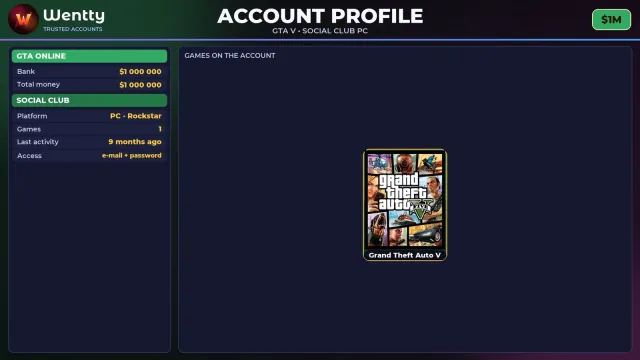 🔥 【SOCIAL CLUB】 💚 ПОЛНЫЙ ДОСТУП | ПОДХОДИТ ДЛЯ ONLINE/RP | НОВЫЙ ПЕРСОНАЖ 💚 $1M #4DWVC9, Продажа