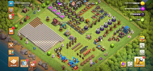 Full TH 12 50/50/30/20, 13 TH Home Village, 6 TH Builder