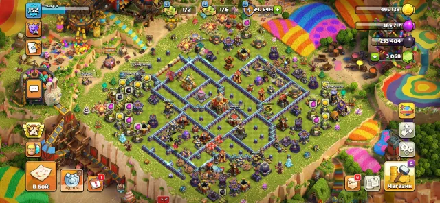 🔮 TH 16 💎152LVL👑ГЕРОИ - 80/81/45/49/33/11 +🏆12040 кубков (CLASH ROYALE) ОТДАЮ С ПОЧТОЙ🔮, 16 TH Родной Деревни, 9 TH Строителя