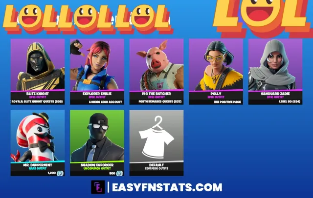 TOURNAMENT ACCOUNT, Sale, skins 7