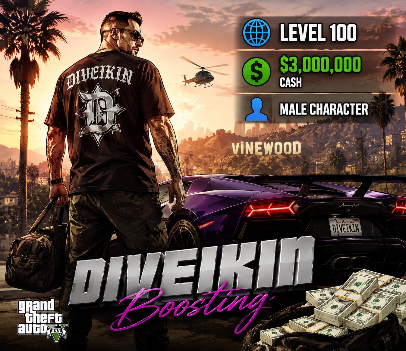 🔥PS4 💰3 million |🌎 Level 100 |👨 Male character, Sale
