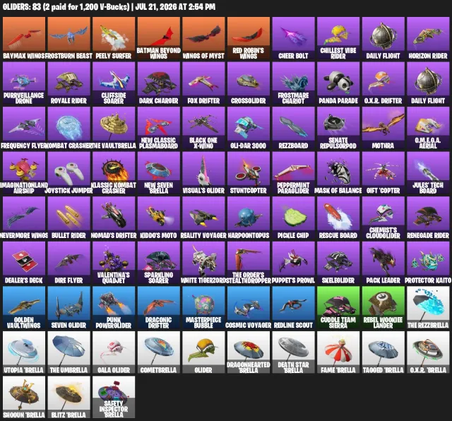 WARRANTY 🟨⬛️FULL ACCESSBASED ON⬛️Renegade Rebel + Scooby-Doo❗️Batman Beyond❗️Get Griddy, Sale, skins 104