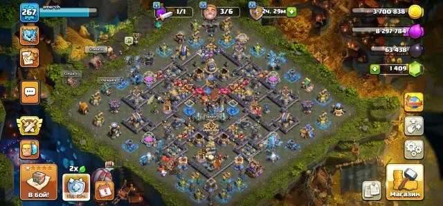 TH 18 Full•Heroes 110/110/95/85/55/25•6 builders•25 skins•dozens of skins for each hero., 18 TH Home Village, 10 TH Builder