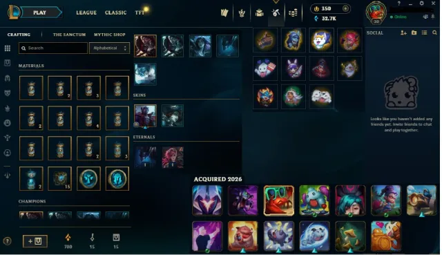 NA🔑Ranked Ready🔑Handleveled🔑S16 Unranked🔑20 Champ, Продажа, уровень 30, чемпионы 13, скины 2, Нет ранга