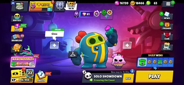 85k 🏆, 104 brawlers, 13 legendaries, 63 power 11, 44 hyper, 300 skins, 85000 trophies, 104 brawlers, 63 primes