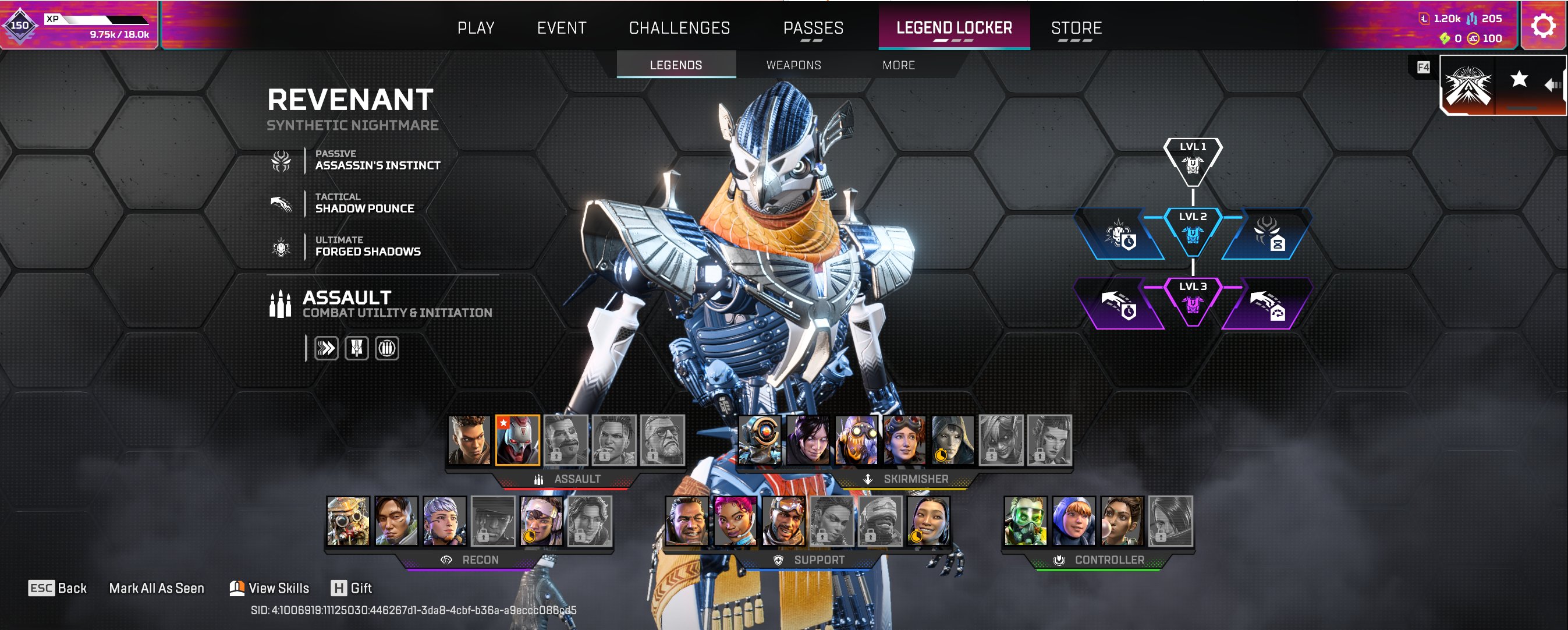 ☑️EA+STEAM+PSN+XBOX☑️LVL 150☑️BRONZE RANK☑️15 LEGENDS☑️33 LEG ITEMS☑️1.2K LT☑️FULL ACCESS, Bronze, 150 level, Relic: No