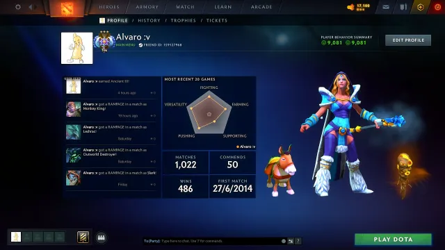 ⚡LIVRAISON INSTANTANÉE⚡PERSONNALITÉ PUDGE 🧡MAÎTRE 3🧡4200 MMR🧡RECALIBRAGE DISPONIBLE🧡