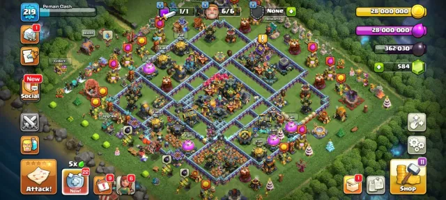 🏆 TH17 MAX 🏆 1843 WAR STARS 🏆 39X HERO SKINS 🏆 HEROES 83-84-61-75-50-16 🏆 219 XP LEVEL 🏆, 17 TH Родной Деревни, 10 TH Строителя