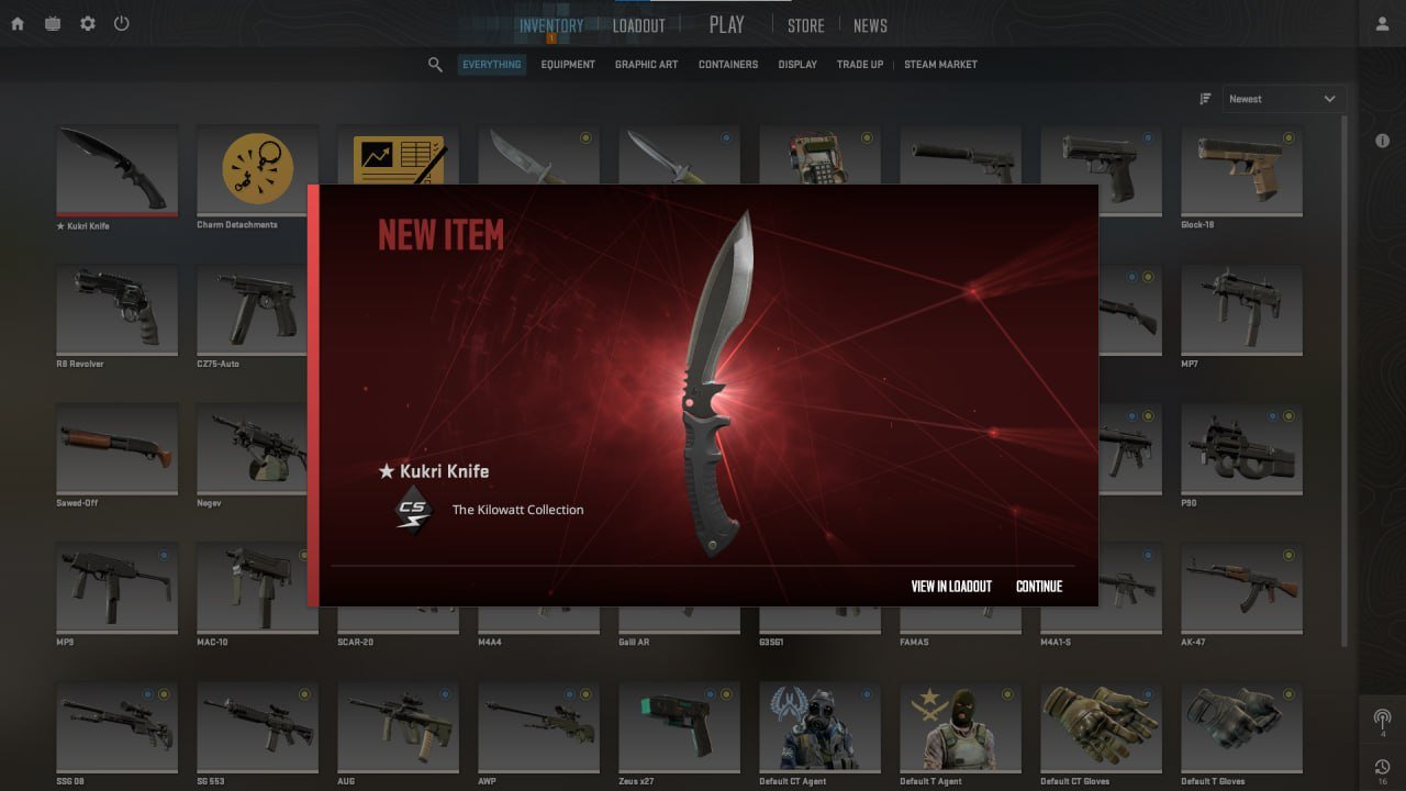 no vac[SALE, NOT A RENT] Knife 10700₽ (140usd) ★ Kukri (vanilla), Sale, Available, No PRIME, FACEIT, With registration: No