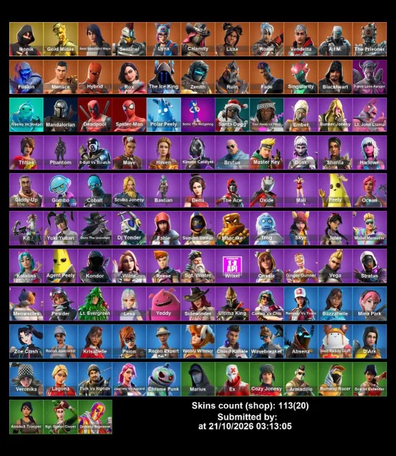 [PC/PSN/XBOX]❤️100 skinów❤️Travis Scott❤️Astro Jack❤️Złoty Midas❤️350 VB❤️, Sprzedaż, skiny 100