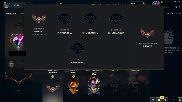 ❤️РУЧНАЯ ПРОКАЧКА❤️NIGHTBRINGER YASUO❤️KDA EVELYNN❤️БРОНЗА ММР❤️9460 BE 0 RP❤️, Продажа, уровень 36, чемпионы 30, скины 49, Бронза