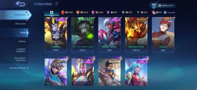 Gara Vale⚡Epic Nana✨Moskov🌟Roger💫Valir🔷Irithel⚡Harley💎Khufra🌙Bob Cyclops✨Emblem Hero Max, Продажа, Ранг: Мифический, Уровень: 93, Процент побед: 52%, Герои: 133, Облики: 217