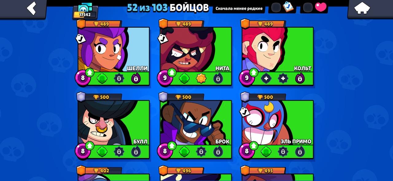 🏆17542🏆 Plenty of skins | Old account | Includes unobtainable skins | Avatars and much more, trophies 17542, brawlers 54
