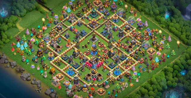 TH 18 (97% MAX)!! 5 HEROES ALMOST MAXED !! MAX BUILDER BASE !! MAX EQUIPMENTS !! NC FREE, 18 TH