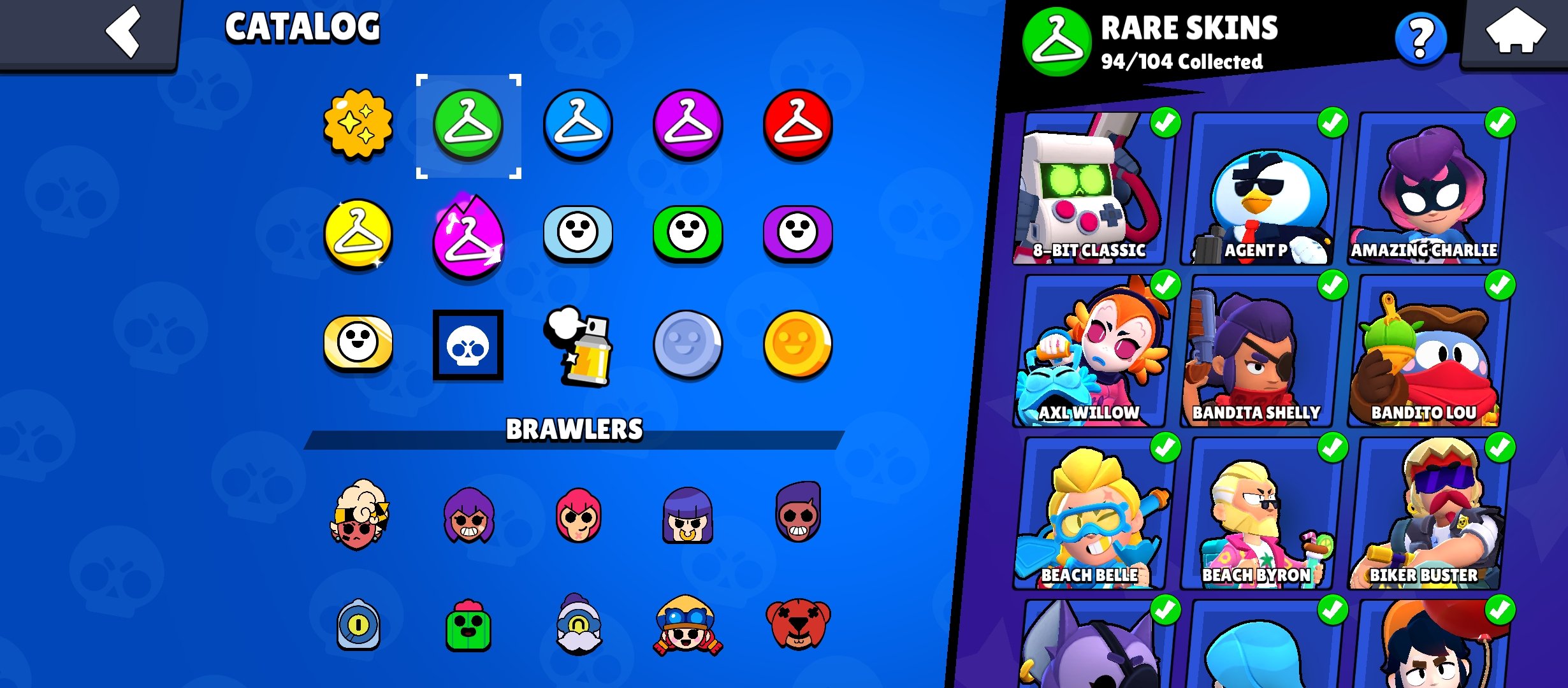 🏆🌺GOOD PUMPED-UP ACCOUNT🌺🏆63400 TROPHIES🏆🥋102/102 BRAWLERS🥋🏆57 11th POWERS🏆🥋, trophies 66000, brawlers 102, primes 41