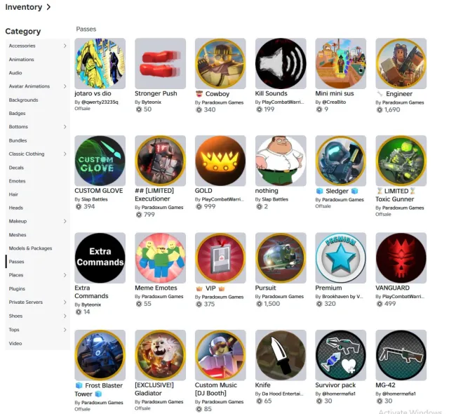 🕸️🕷️ Roblox account 2022 | TOTAL 57K+ R$ | Strong TDS + Combat Warriors | Full access 🕷️🕸️, Sale, Voice chat: No