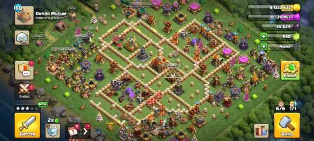 🏆 TH16 FULL MAX 🏆 222 CWL MEDALS 🏆 11X EQUIPMENT 🏆 19X SKIN 🏆 HEROES 95-95-71-70-45-14 🏆 NC YES 🏆, 16 TH Родной Деревни