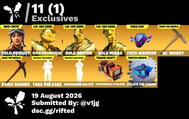 ✨The Iris pack✨ ✨Polo Prodigy✨ ✨Splash Specialist✨ ✨650VB✨ +🔥Смена почты🔥 🔥Инактив 30+ дней🔥, Продажа, скины 159