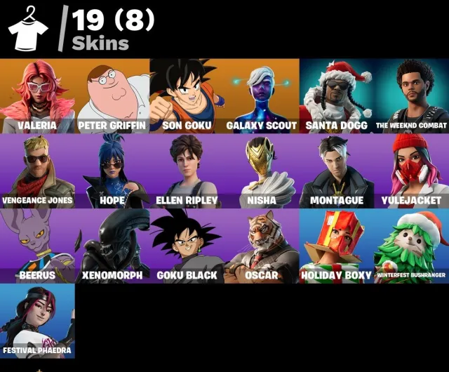 💎 [PC/XBOX/PSN] 🔥 GALAXY SCOUT + GOKU + THE WEEKND + PETER GRIFFIN | РЕДКИЙ АККАУНТ FORTNITE С 19 СКИНАМИ, Продажа, скины 19