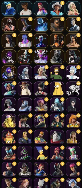 💎✅Чан-Ли💎Ninja💎Злов.Бомбистка💎Лара Крофт💎Слёзы ручьём💎152 скина, Продажа, скины 152