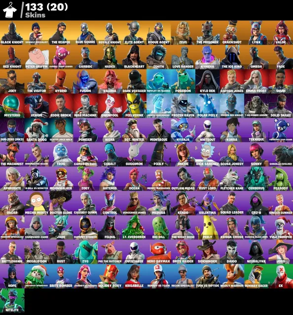 Black Knight | Astroworld | Take The L | Sparkle Specialist | AC/DC | 2 синих рыцаря, Продажа, скины 134