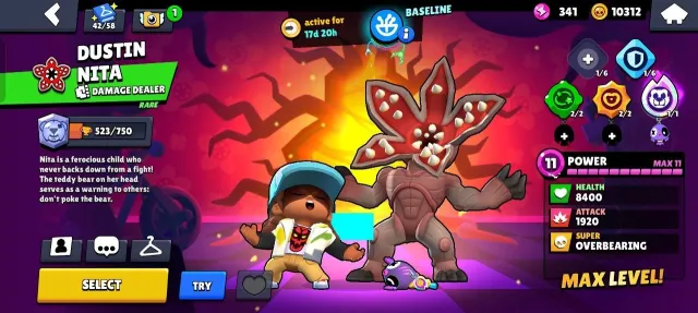 380 SKINS 60 BRAWLERS 11 POWER | Rare/BP+/Legendary Skins | Full Rebind 💯, 61195 Trophies, 104 Brawlers, 37 Primed