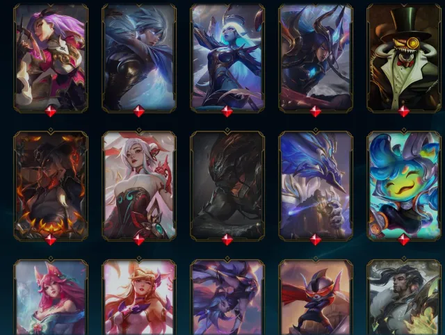 ✅EUW✅ DIAMOND 4 0 LP✅ ✅176 SKINS✅ ✅103 CHROMAS✅ ✅300+ LVL✅, Продажа, уровень 300, чемпионы 118, скины 176, Алмаз