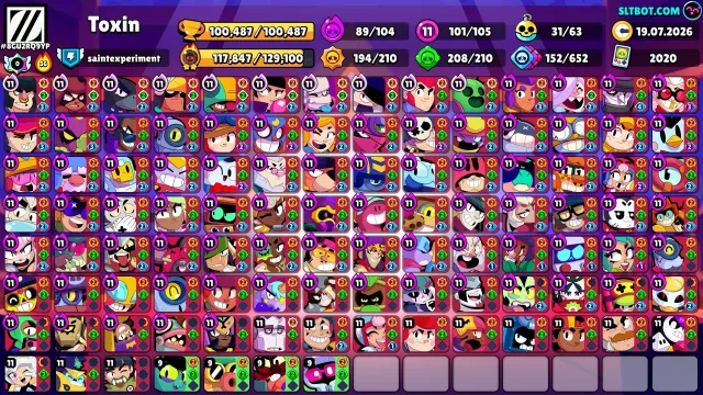 🔥101😳11♾️❄️forces,⚡️430+♥️skins😳for😅total🔥amount⚡️more than🎉50,000😳gems💎, old and exclusive, trophies 100000, brawlers 105