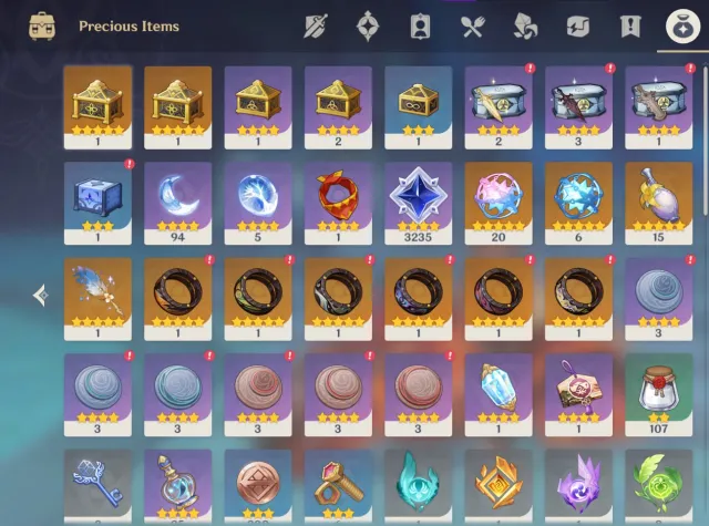 🎁11 legendaries + 4 weapons, unopened treasure chests + bonuses for the buyer🎁, Any platform, Email linked, Iter, Levelled up, AR 50, Event 20, Standard 5, Primogems 402