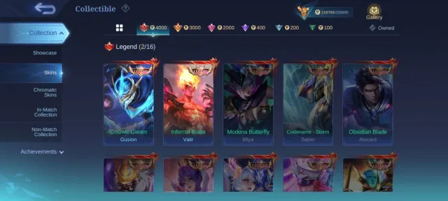 👑Mega Collector⭐Legend×2 🔥KOF P1+Aspirant Fanny💎14 Collector ⚡Luckybox Claude🎯MC119+3 Recall, Продажа, Ранг: Мифический, Уровень: 135, Процент побед: 55%, Герои: 133, Облики: 594