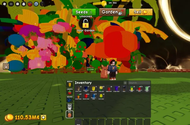 🟥 ❰ 110 KK SHEKELS ❱ 🟥 ❰ 1800 PLANT SEEDS ❱ 🟥 ❰ + 100 DAYS OF RELAXATION ❱ 🟥 BIG GARDEN 🟥, Accounts