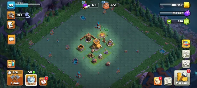 12th Town Hall+ clan level 14 on the account 1200 league medals, 12 TH Home Village, 6 TH Builder