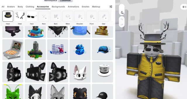 Roblox [8.1K+ Robux in main items] | Silverthorn Antlers + Shaggy | Sale, Voice chat: No